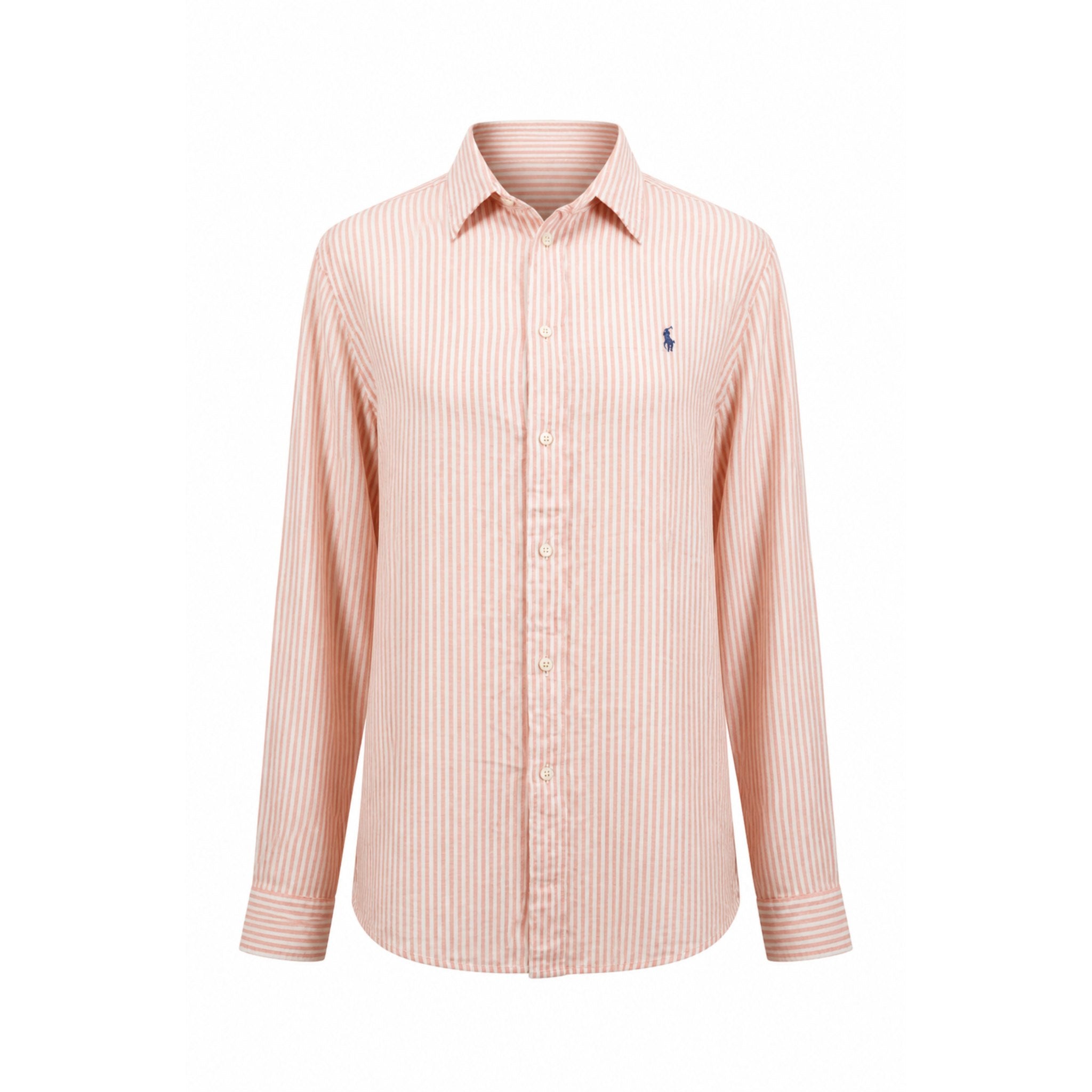 Linen Stripe L/S Sport Shirt - Polo by Ralph Lauren