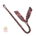 Miami Chains Zebra Twist Crossbody Phone Chain - Pink