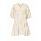 Alberte Solid Mini Dress - White - Sea