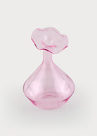 Tizo Glass Vase Angeled Neck - Pink
