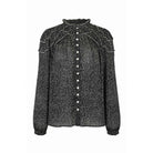 Christa Blouse - Black and Ecru - Isabel Marant