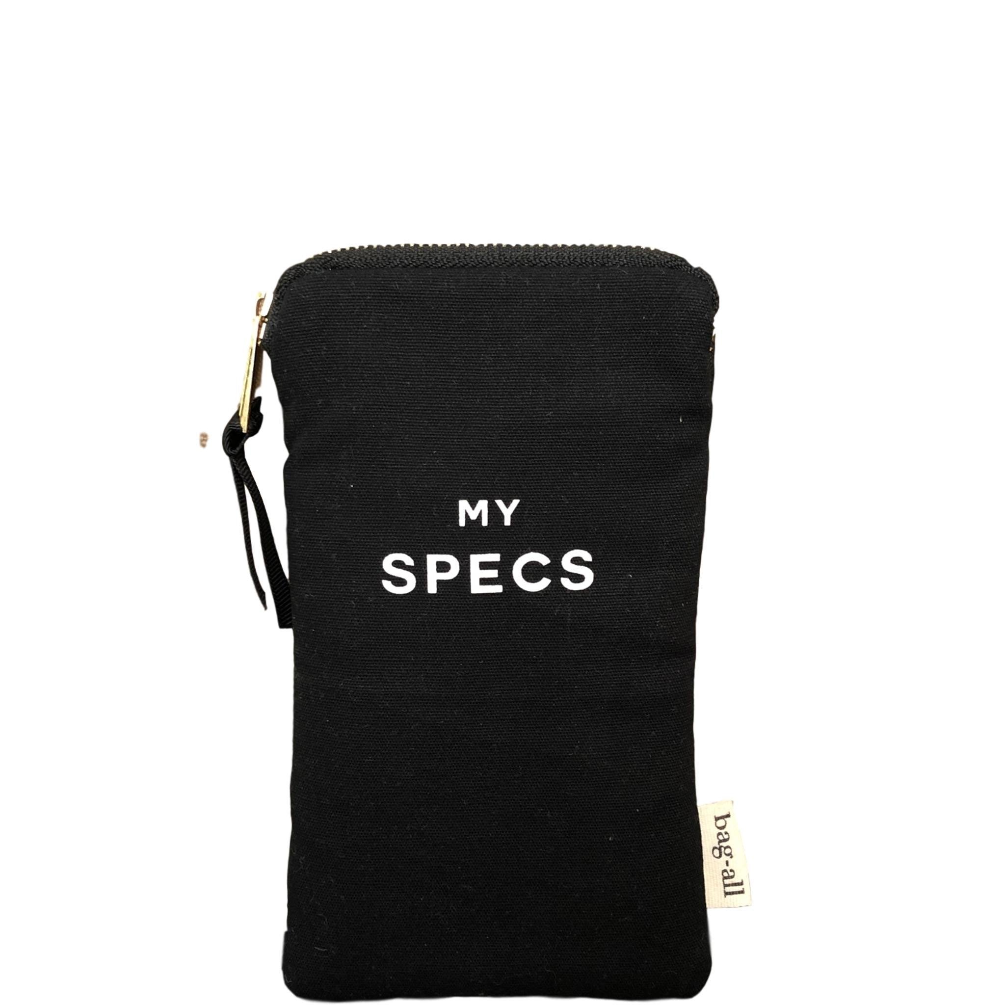 Bag-all My Specs Glasses Case with Outside Pocket - Black