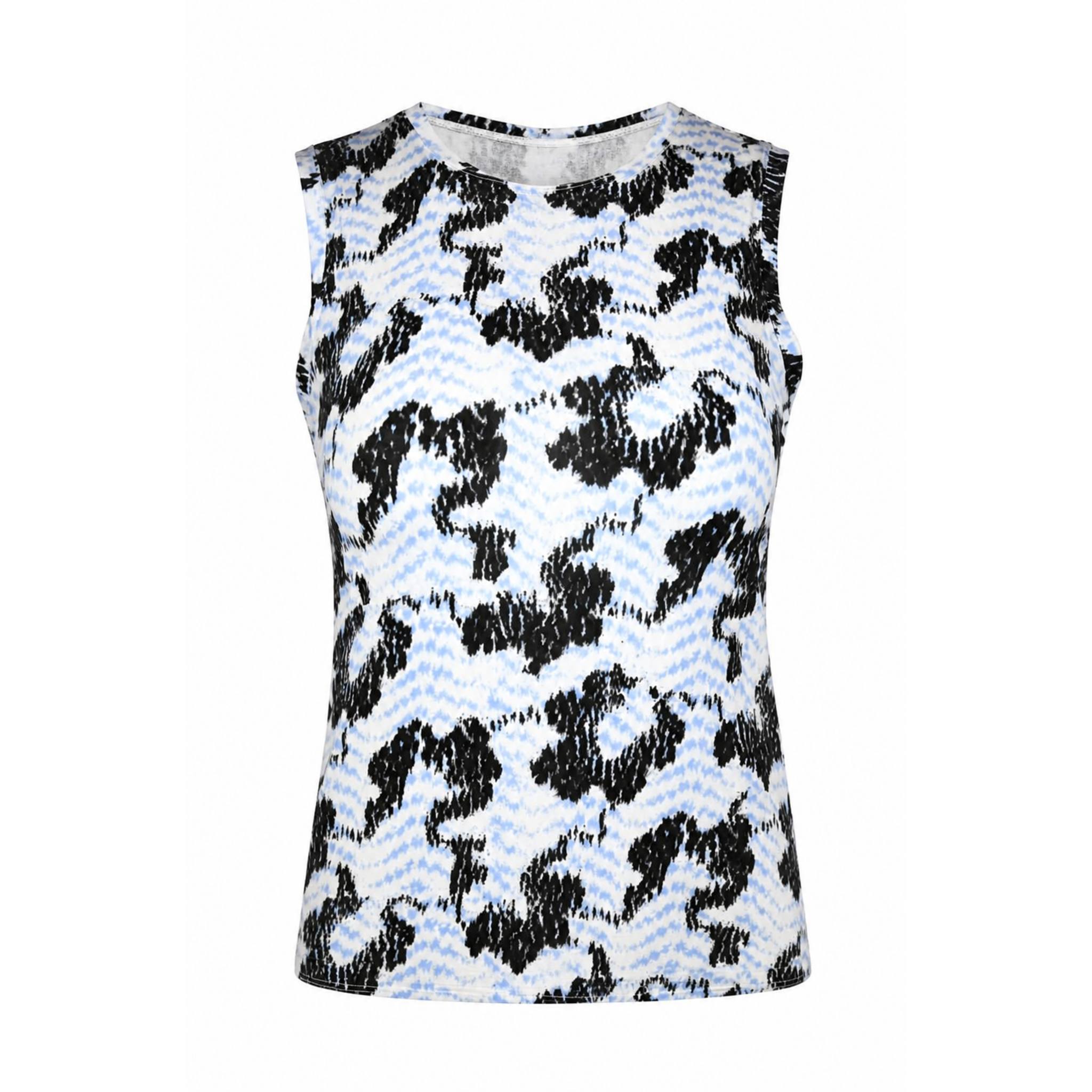 Ines SL Jersey Top - Blue - Ulla Johnson