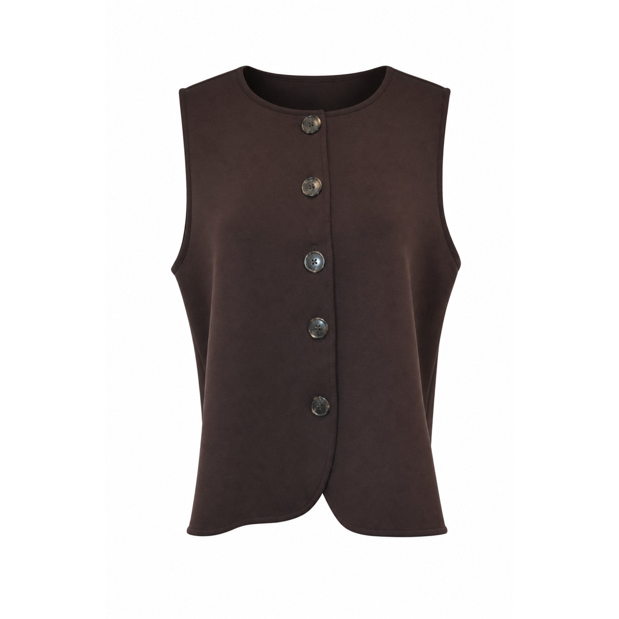 Josie Button Through Tank - Chocolate - Varley