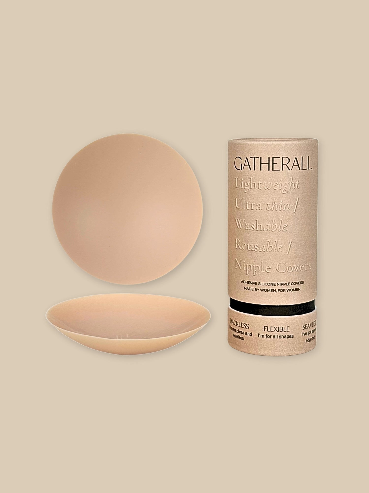 Gather All Nipple Covers - Cream