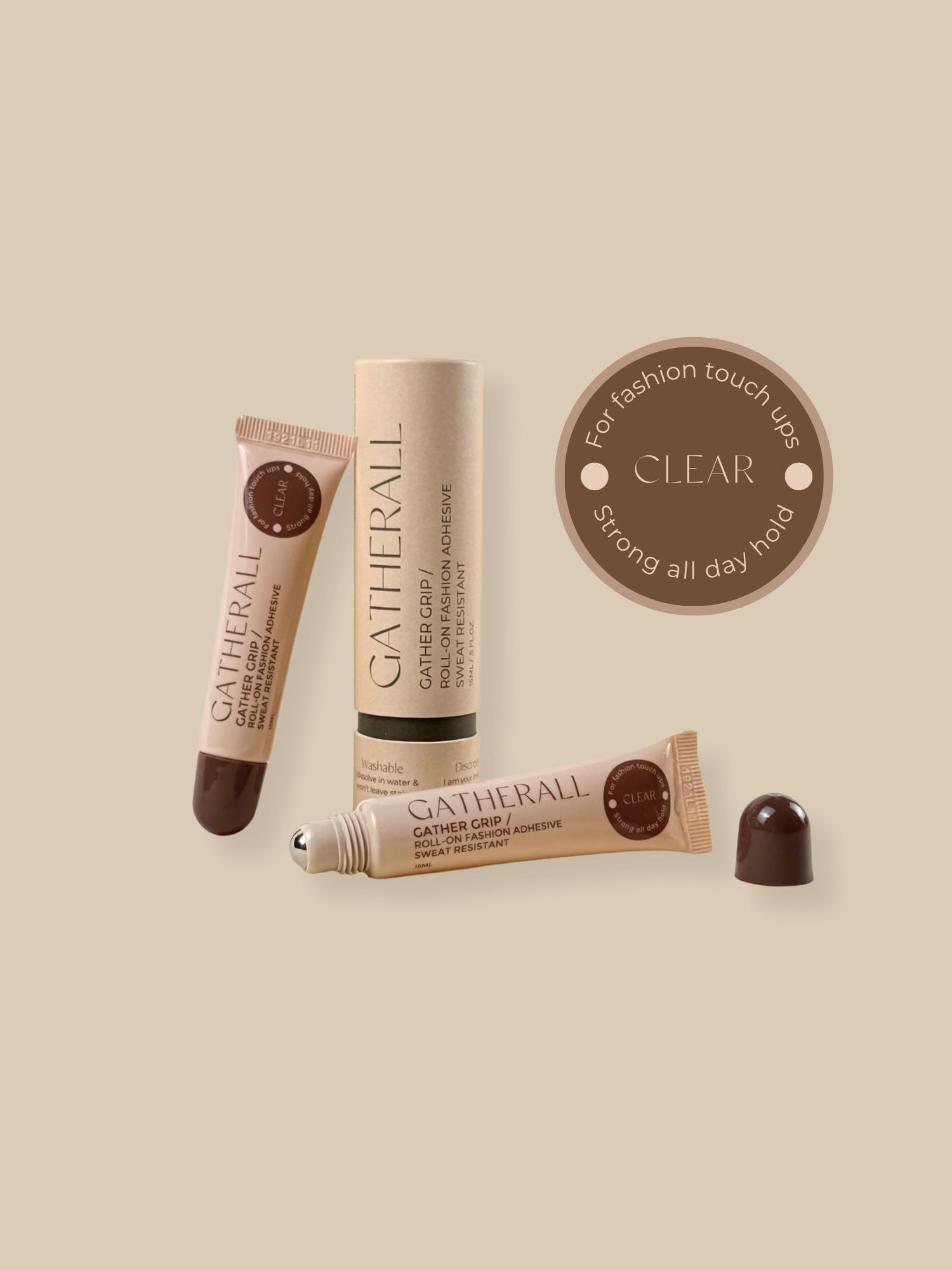 Gather All Gather Grip Roll-On Fashion Adhesive